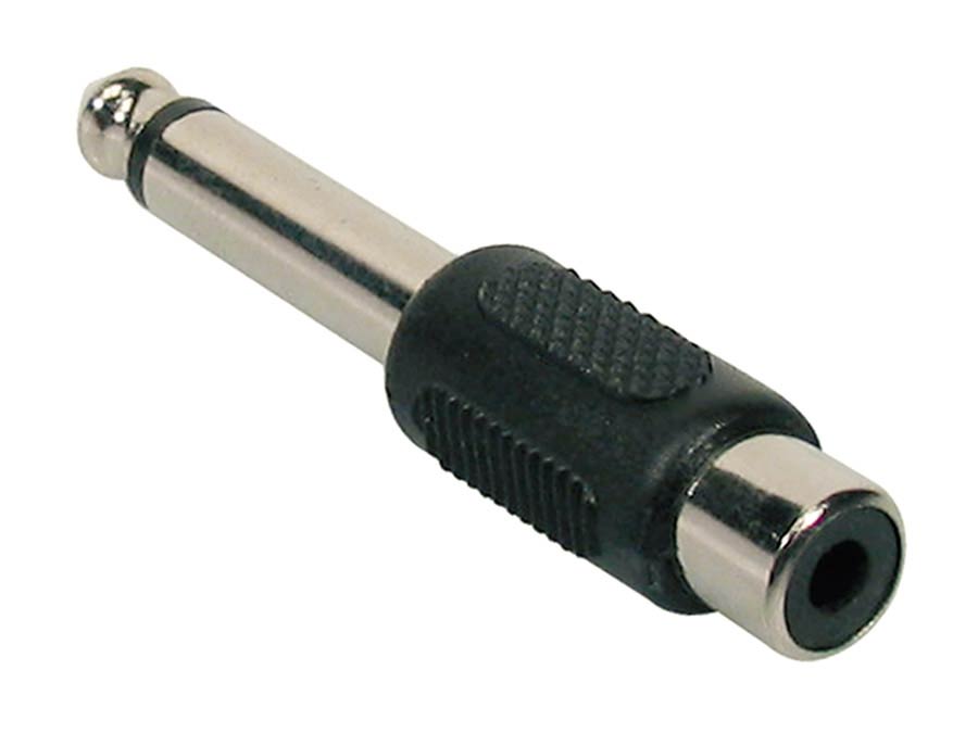 Boston - AT-190 - Adaptor, Rca Female, 6,3mm Jack Male Mono