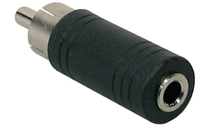 adaptor, 3,5mm jack female mono, RCA male