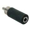 adaptor, 3,5mm jack female mono, RCA male