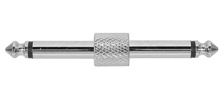 Boston - AT-260 - Adaptor, 6,3mm Jack Male Mono, 6,3mm Jack Male Mono, Metal