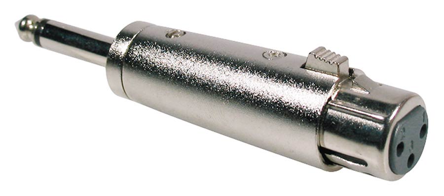 Boston - AT-290 - Adaptor, Xlr Female Metal, 6,3mm Jack Male Mono