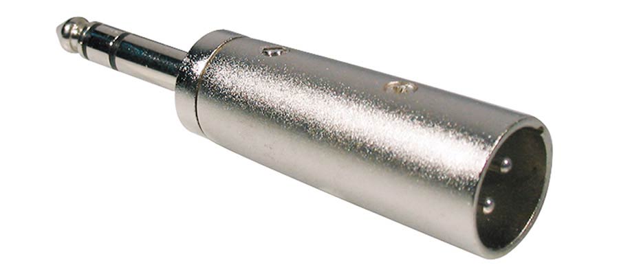Boston - AT-305 - Adaptor, Xlr Male Metal, 6,3mm Jack Male Stereo