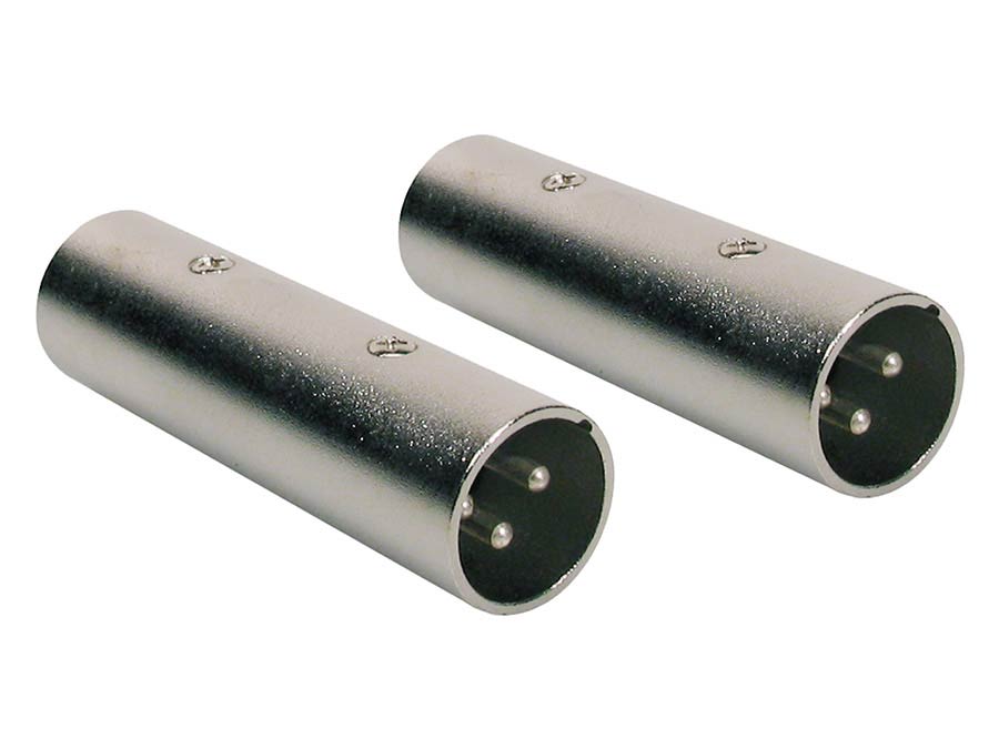 adaptor, XLR male metal, XLR male