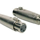 Boston - AT-520 - Adaptor, Xlr Female Metal, Rca Female