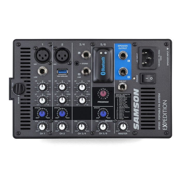 Samson XP 300 – draagbaar PA-systeem