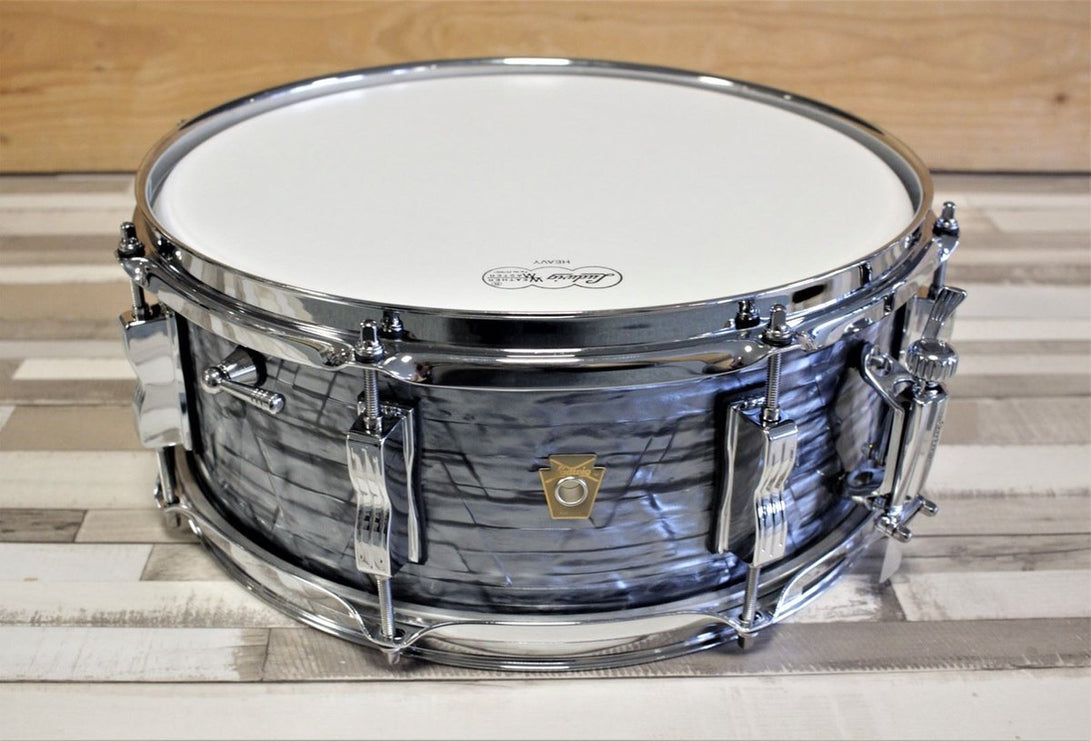 Ludwig LS90852 14x5.5 Legacy Mahogany Jazz Fest, Sky Blue