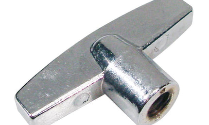 closed wing nut, thread length: 8 mm.