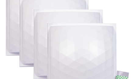 Auralex - Axgeofusor114pk - Auralex Geofusor Small 4-30x30x10cm, 8-Ez-Stick, White