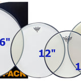 Remo - PP-2320-BA - Pro pack (10", 12", 16" Ambassador and free 14" Ambassador)