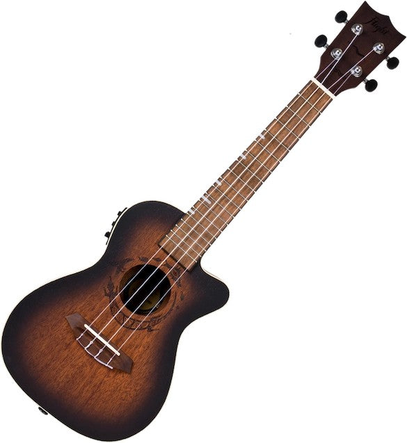 Flight DUC 380 CEQ AMBER – elektro-akoestische concertukelele