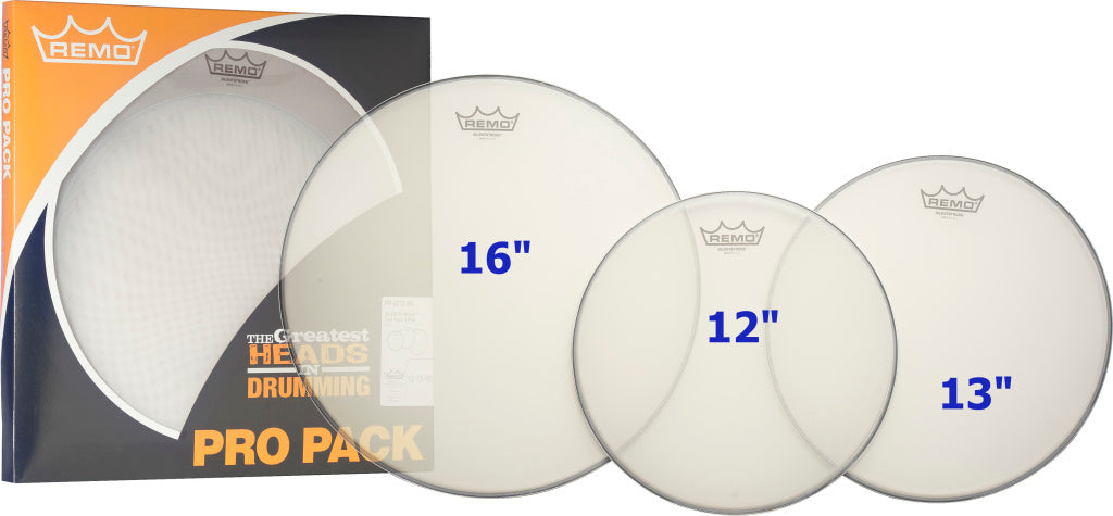 Remo - PP-2272-SN - Tom pack (12", 13", 16" Silentstroke)