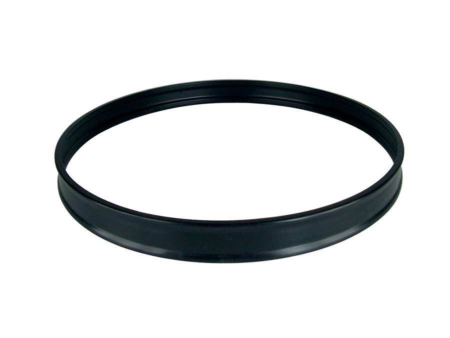 bass drum hoop, black, 18"