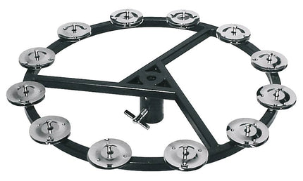 hi-hat tambourine, 10", 12 zils, plastic