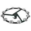 hi-hat tambourine, 10", 12 zils, plastic