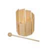 octachime stir drum, wooden 8-tone chimes