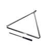 professional triangle, chrome plated, with beater, diameter: 12.7mm., 10"