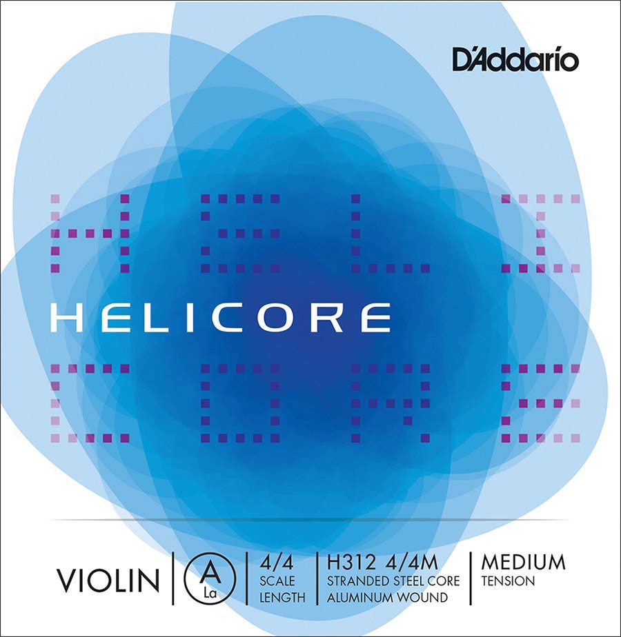 D'Addario H312-44M Vioolsnaar A-2 4/4 Medium Aluminium Omwonden