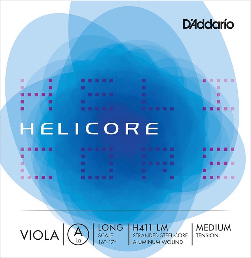D'Addario H411-LM Altvioolsnaar A-1 16"+ Medium Aluminium