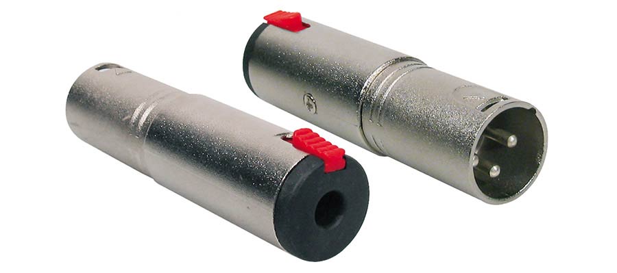 Boston - AT-615 - Adaptor, 6,3mm Jack Female Stereo Lock Metal, Xlr Male