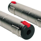 Boston - AT-635 - Adaptor, 6,3mm Jack Female Stereo Lock Metal, 6,3mm Jack Female Stereo Lock