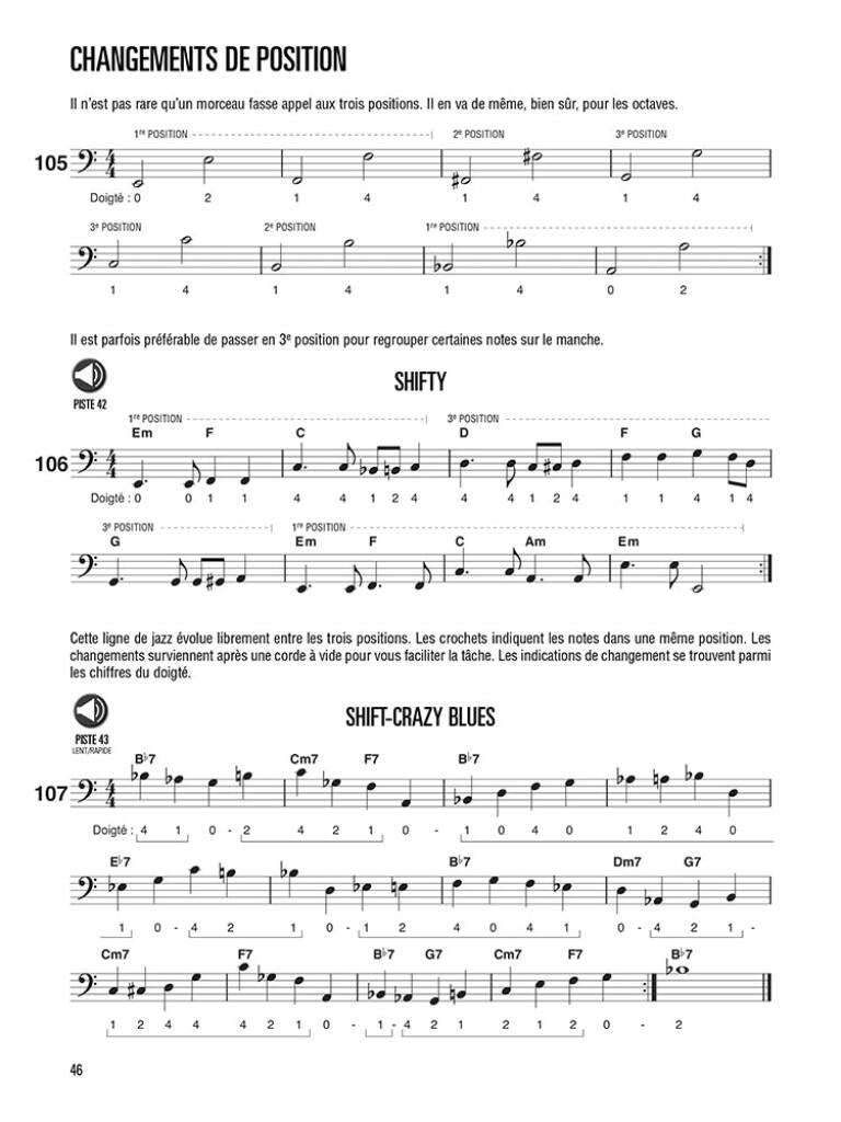 Méthode de basse - volume 1