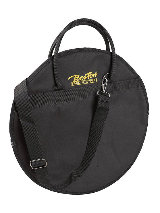 cymbals bag, black cordura, 10mm padded, with strap, 22"