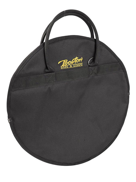 cymbals bag, black cordura, 10mm padded, with strap, 22"