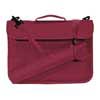 sheet music bag, with recorder pocket, dark red