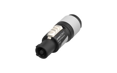Speakon voeding connector female, 20 ampere, 3-polig, grijs (power out)