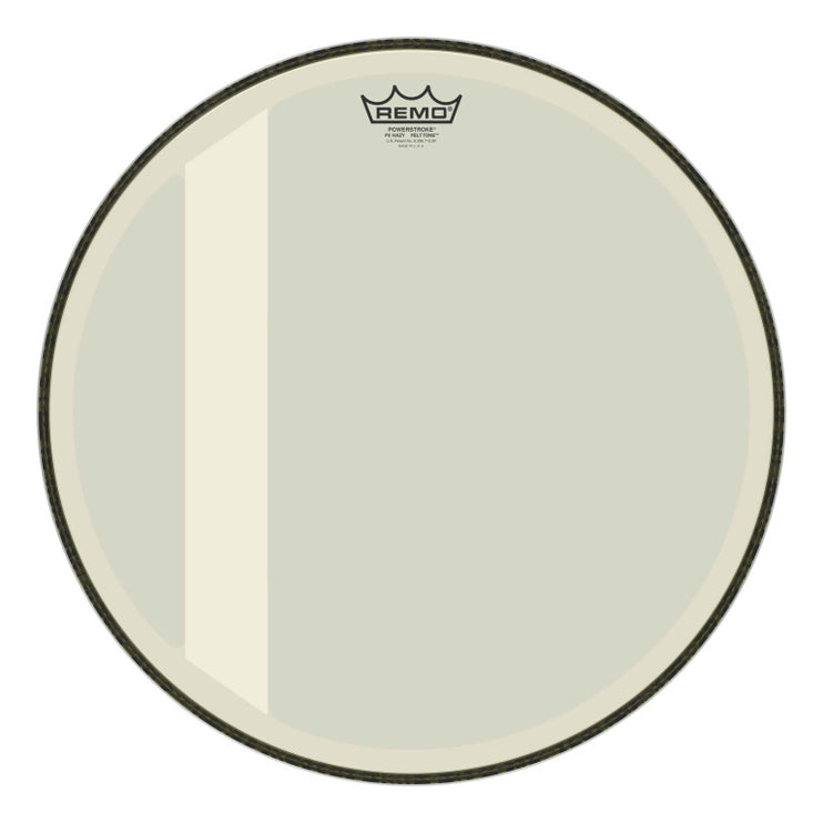 Remo - P3-1018-00-FLT - 18" Powerstroke 3 Hazy Felt Tone bass drumhead