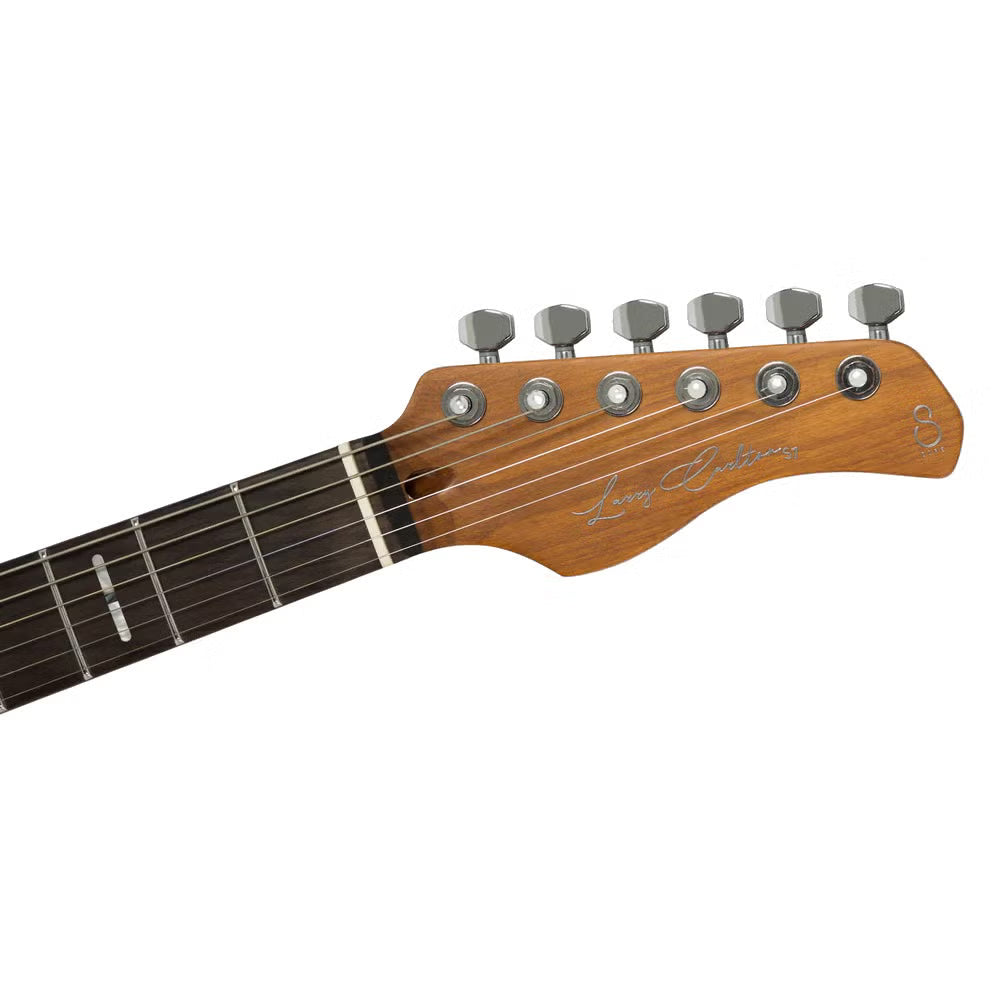 Sire Larry Carlton S7 Flamed Maple New Gen Transparant Black