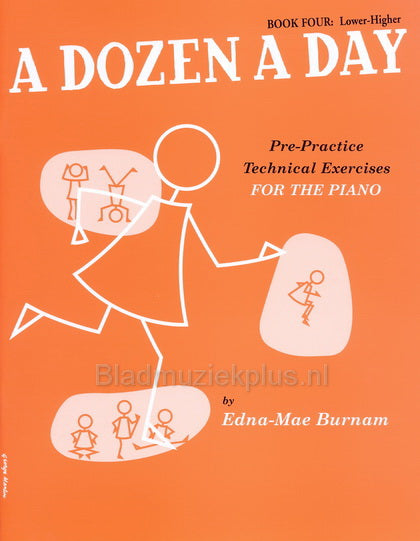 Burnam: A Dozen a Day Book 4: Lower Higher (Piano)