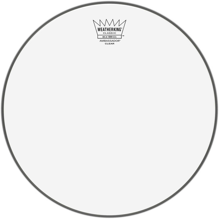 Remo - CL-0312-BA - 12" Ambassador clear batter for vintage and custom drums (Classic Fit)