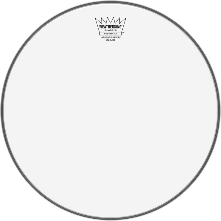 Remo - CL-0313-BA - 13" Ambassador clear batter for vintage and custom drums (Classic Fit)