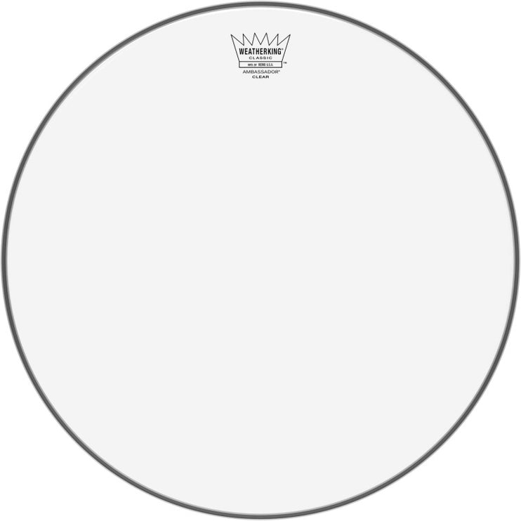 Remo - CL-0316-BA - 16" Ambassador clear batter for vintage and custom drums (Classic Fit)