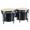 bongo, hardwood, 6,85"+7,95", rawhide skins, black hardware, black