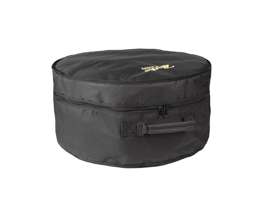 snare drum gig bag, black cordura, 10 mm.padded, 14"x 8"