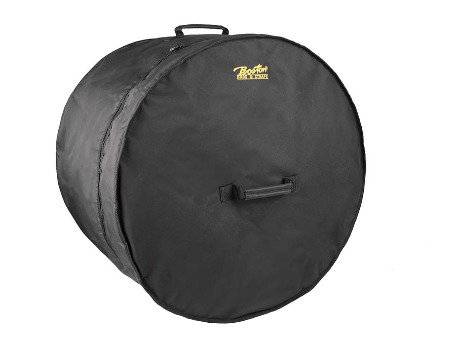 bass drum gig bag, black cordura, 10 mm.padded, 20"