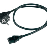 Boston - SM-300-5 - Power Cable, Black, 3 X 1,0 Mm, 2 Europlug, 250 Volt, 5 Meter