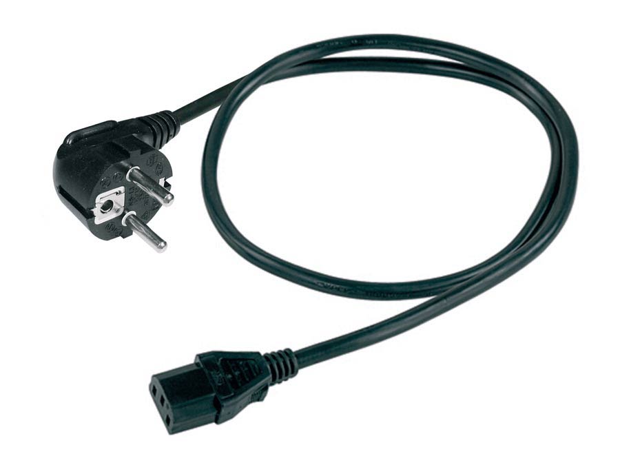 Boston - SM-300-10 - Power Cable, Black, 3 X 1,0 Mm, 2 Europlug, 250 Volt, 10 Meter
