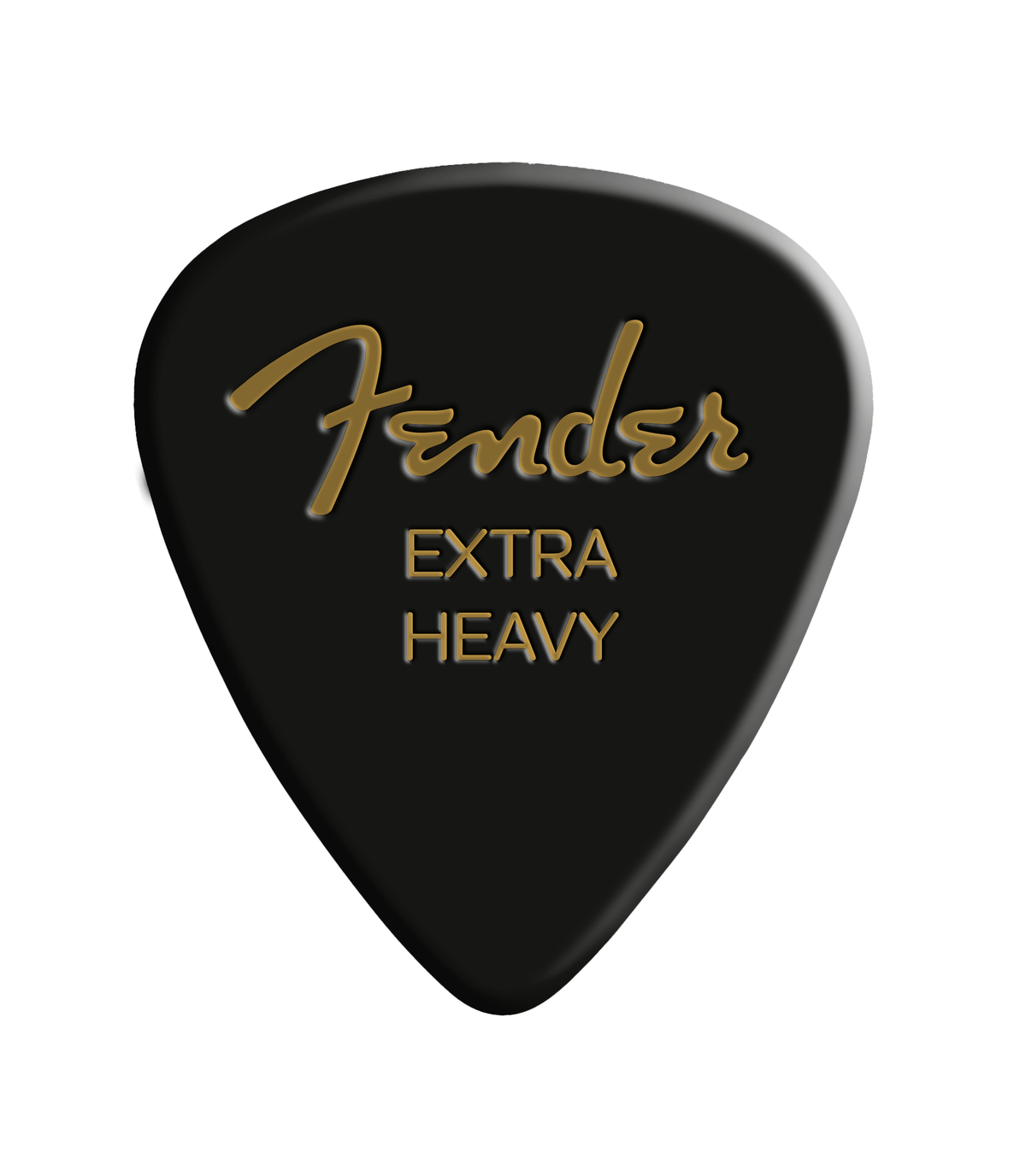 Fender 1980351206 Premium Celluloid 351 Shape Plectrums Extra Heavy Black 12-Pack