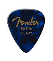Fender 1980351602 Premium Celluloid 351 Shape Plectrums Extra Heavy Blue Moto 12-Pack