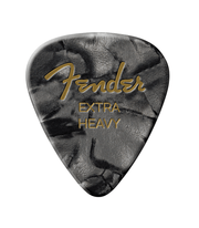 Fender 1980351643 Premium Celluloid 351 Shape Plectrums Extra Heavy Black Moto 12-Pack