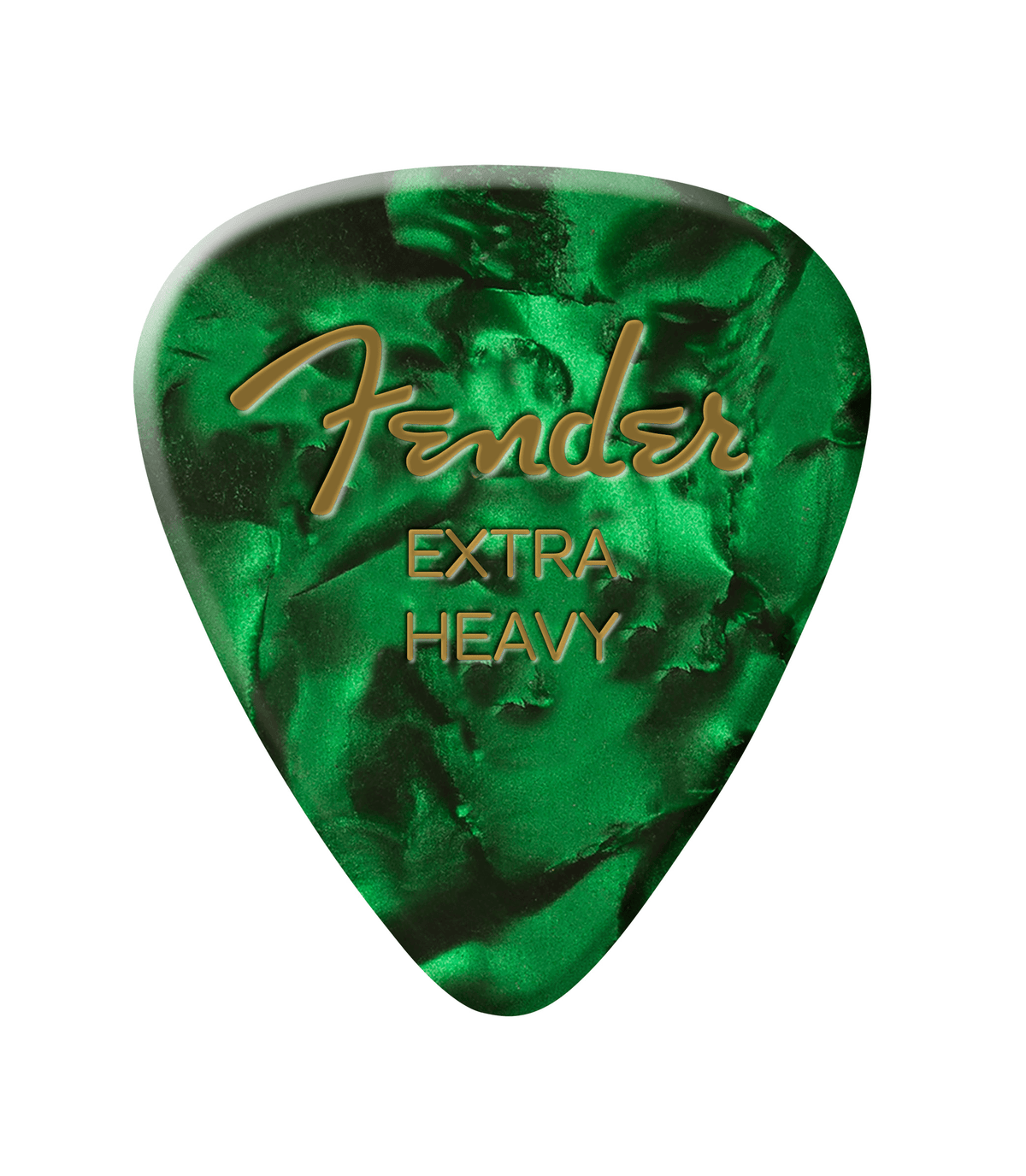 Fender 1980351671 Premium Celluloid 351 Shape Plectrums Extra Heavy Green Moto 12-Pack