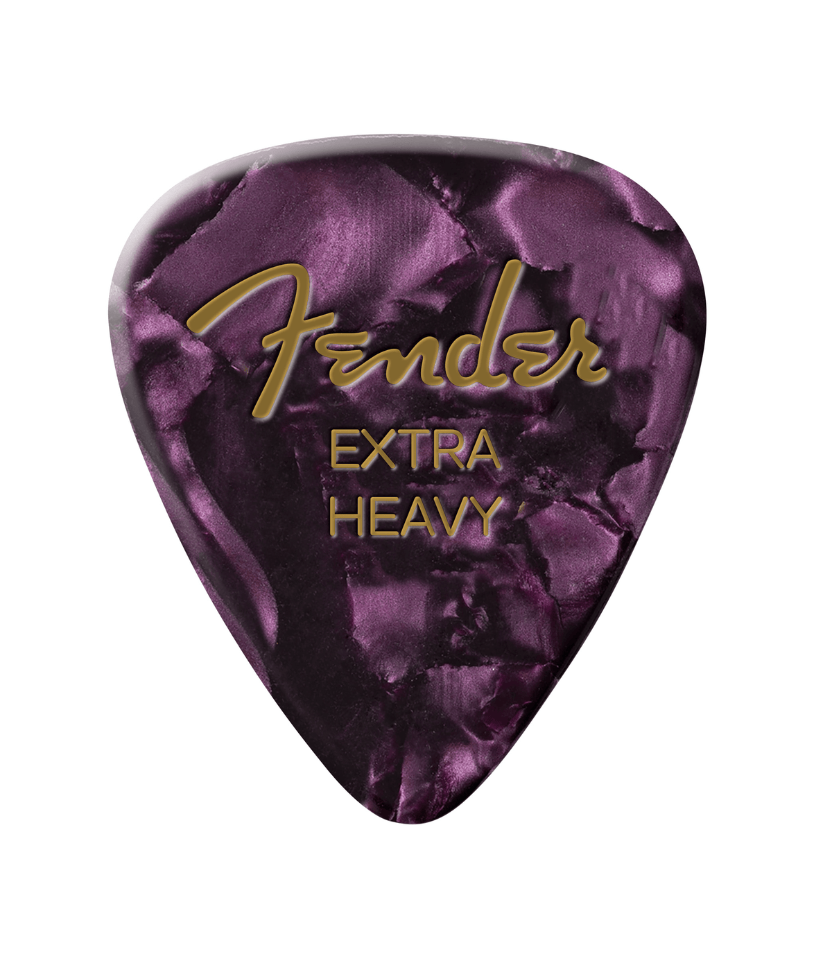 Fender 1980351676 Premium Celluloid 351 Shape Plectrums Extra Heavy Purple Moto 12-Pack