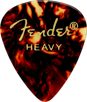 Fender 1980351900 Classic Celluloid 351 Shape Plectrums Heavy Tortoise 12-Pack