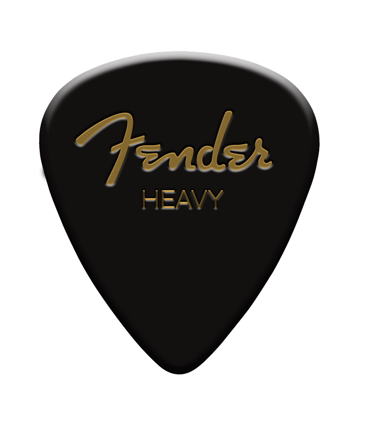 Fender 1980351906 Classic Celluloid 351 Shape Plectrums Heavy Black 12-Pack