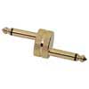 adaptor, 6,3mm jack male mono, 6,3mm jack male mono, gold metal