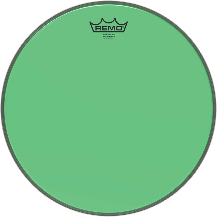 Remo - BE-0314-CT-GN - Emperor Colortone batter drumhead, green, 14"