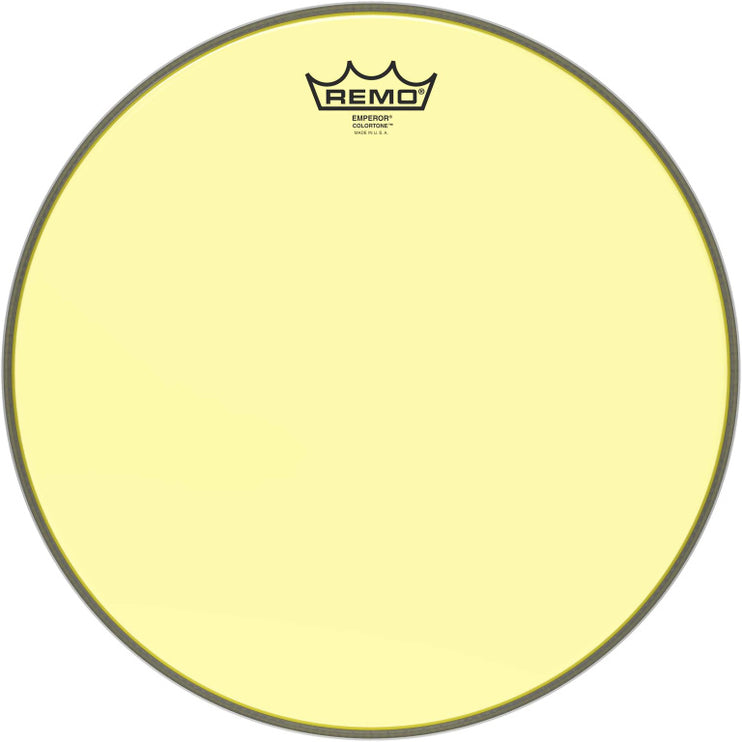 Remo - BE-0314-CT-YE - Emperor Colortone batter drumhead, yellow, 14"